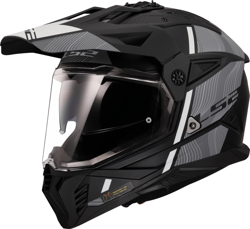 קסדת LS2 MX702 PIONEER II HILL BLACK