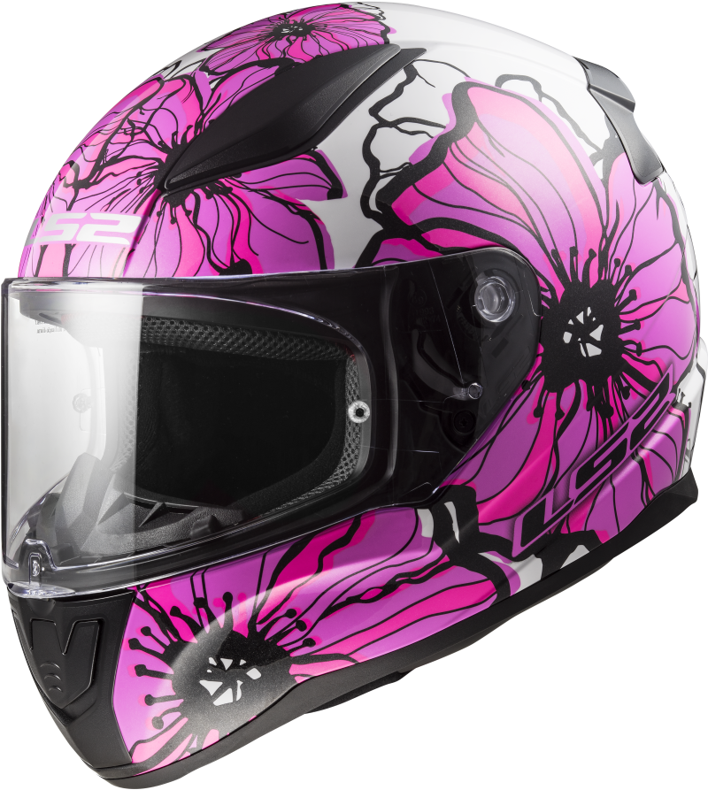 קסדת LS2 FF353 RAPID II POPPIES PINK