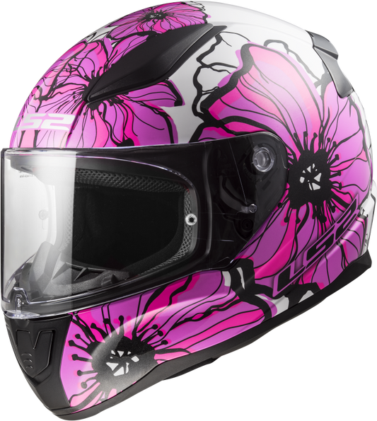 קסדת LS2 FF353 RAPID II POPPIES PINK