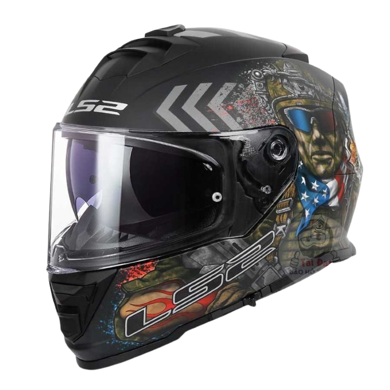 קסדת LS2 FF800 STORM II COMMANDO