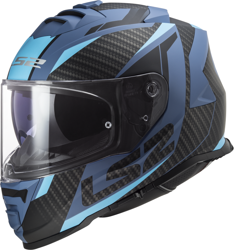 קסדת LS2 FF800 STORM II RACER MATT BLUE