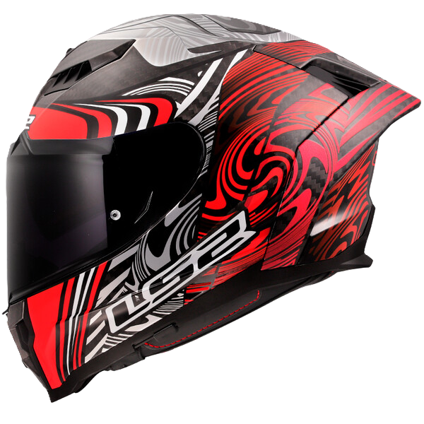 קסדת LS2 FF807 DRAGON ENTHUM Red