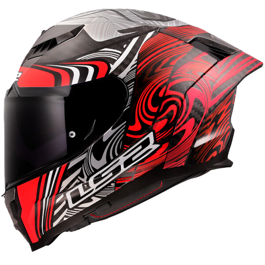 קסדת LS2 FF807 DRAGON ENTHUM Red