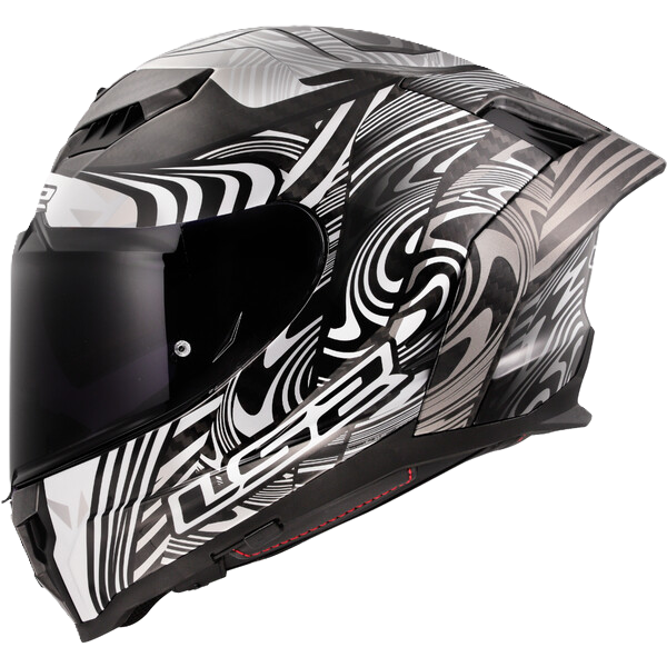 קסדת LS2 FF807 DRAGON ENTHUM Silver