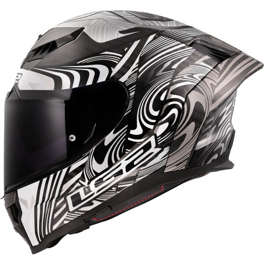 קסדת LS2 FF807 DRAGON ENTHUM Silver
