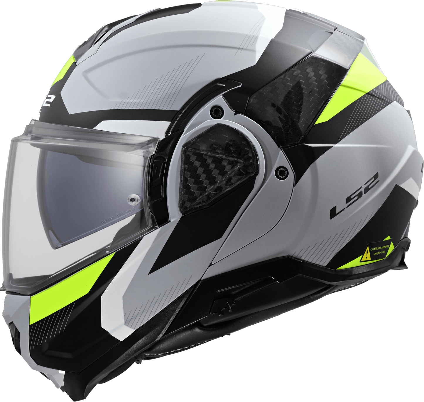 קסדת LS2 FF910 ADVANT II TRIPLE GREY YELLOW