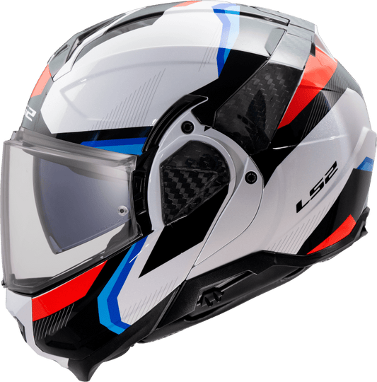 קסדת LS2 FF910 ADVANT II TRIPLE WHITE BLUE