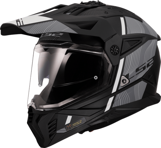 קסדת LS2 MX702 PIONEER II HILL BLACK