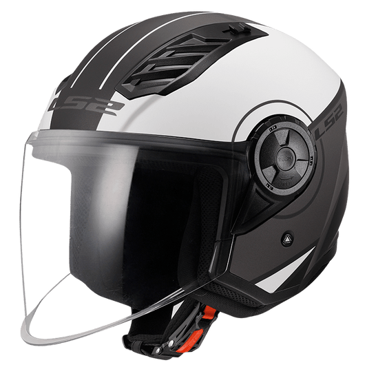 קסדת LS2 OF616 AIRFLOW II COVER WHITE GREY