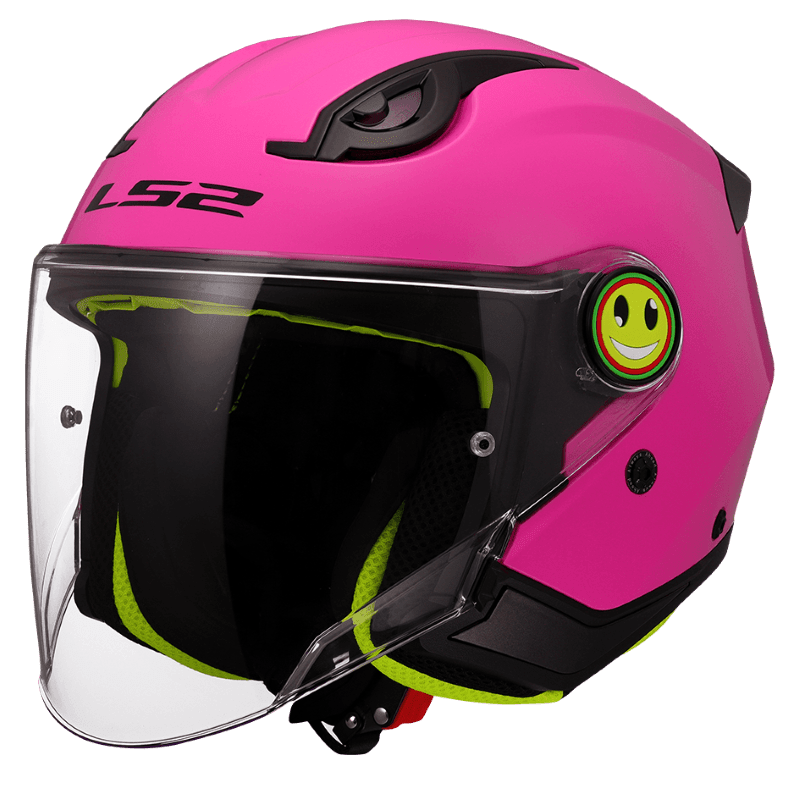 קסדת ילדים LS2 OF622 FUNNY II GLOSS PINK